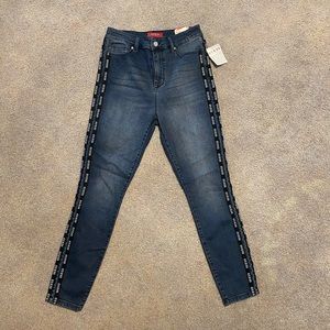 Women's Size 29 GUESS High waisted Striped Jeans